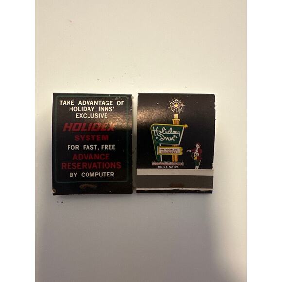 Vintage Holiday Inn Matchbook Unstruck Matches Waterloo Iowa 2 Books - Picture 2 of 3